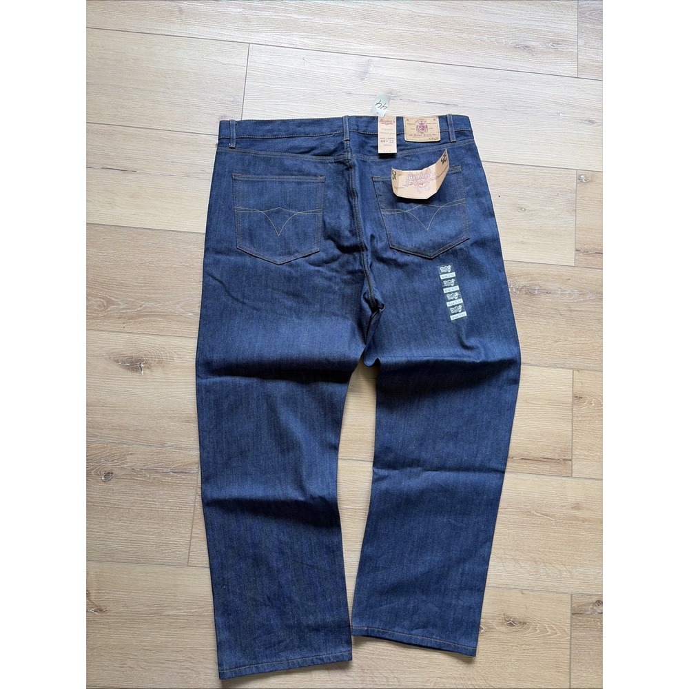 NWT Y2K VTG Members Property Mens Wide Leg Baggy Sz 44x32 Blue Jeans Denim Skate